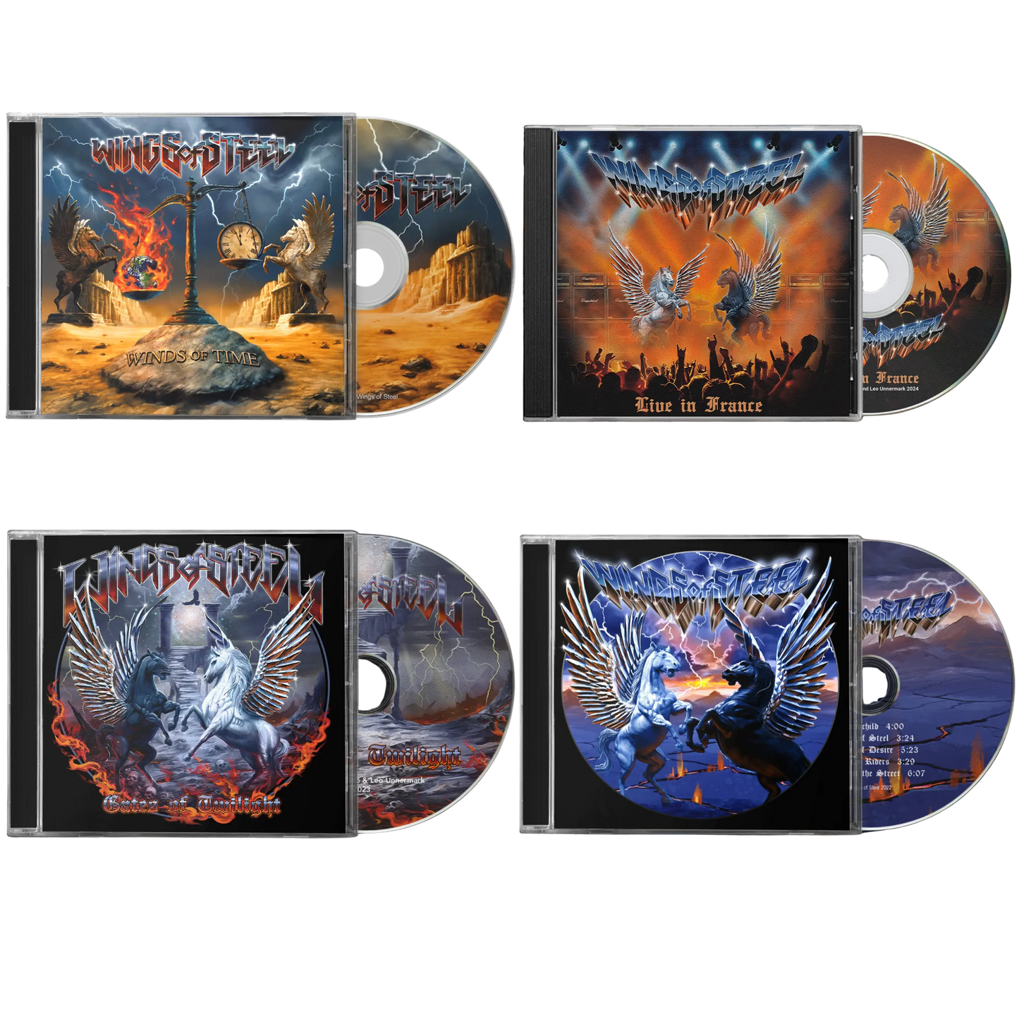 Wings of Steel CD Collection (4 CDs)
