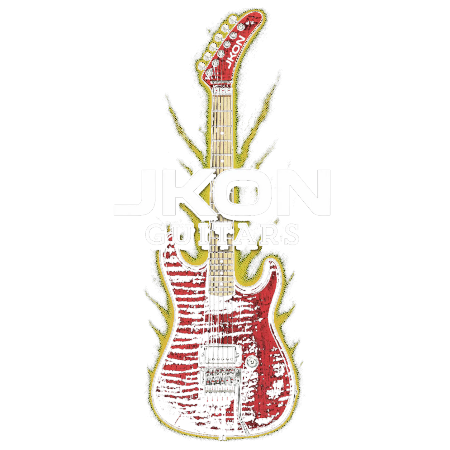 JKON Guitar Logo Transfer
