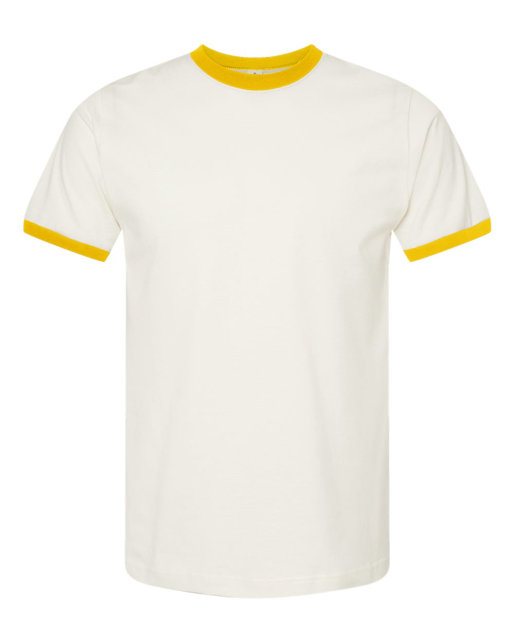 30459  Tultex 246 Ringer Vintage / Yellow