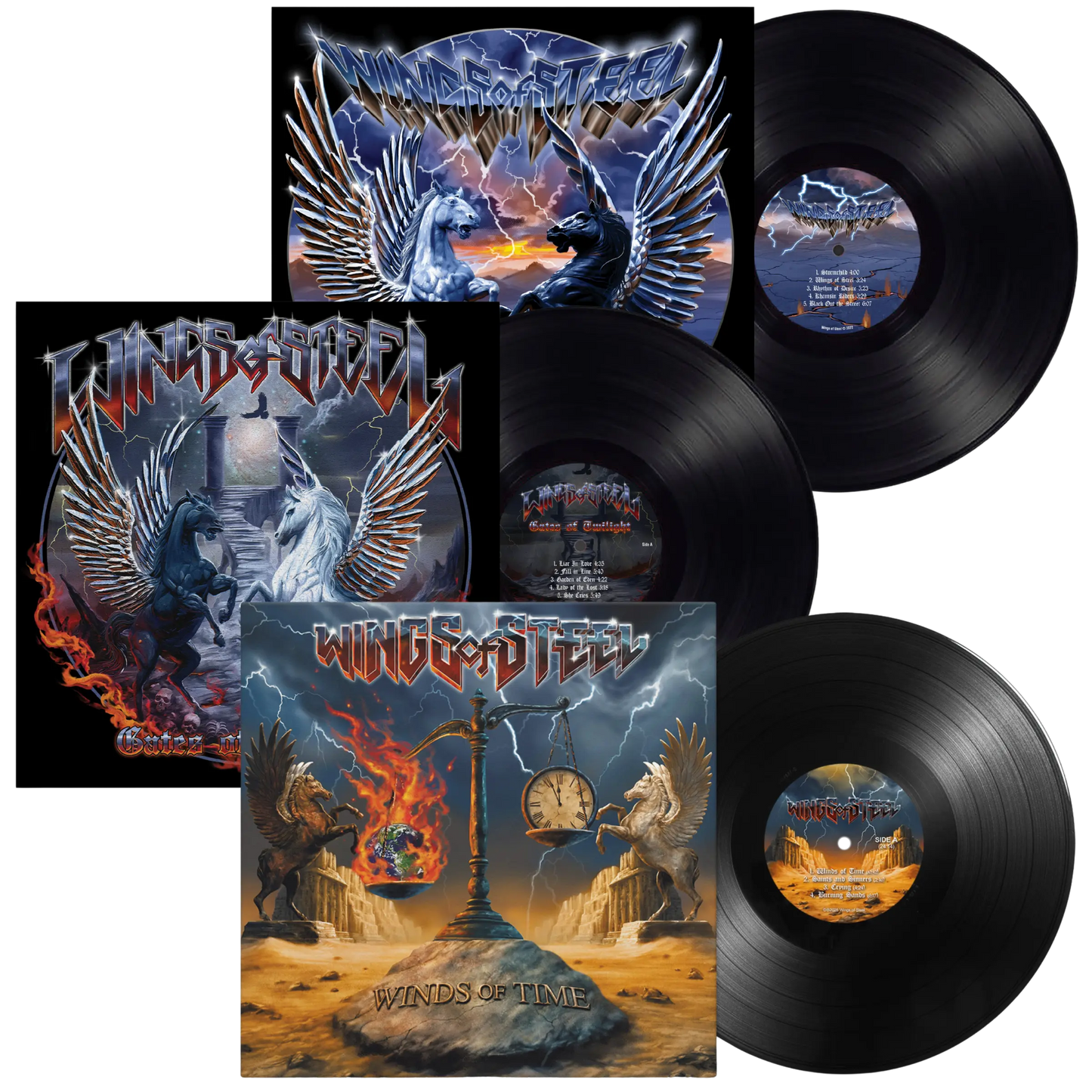 Wings of Steel 12" Vinyl Pack (3 Records)